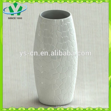 2014 Wohnkultur weiße Keramik Vase modernen Design
